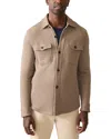 Faherty Inlet Shirt Jacket In Walnut
