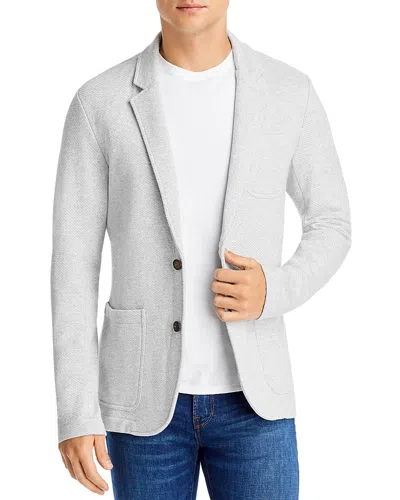 Faherty Inlet Slim Fit Knit Blazer In Heather Grey