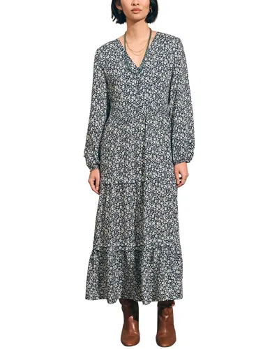 Faherty Isabella Dress In Gray