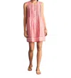 Faherty Isha Stripe Sleeveless Linen Blend Dress In Multi