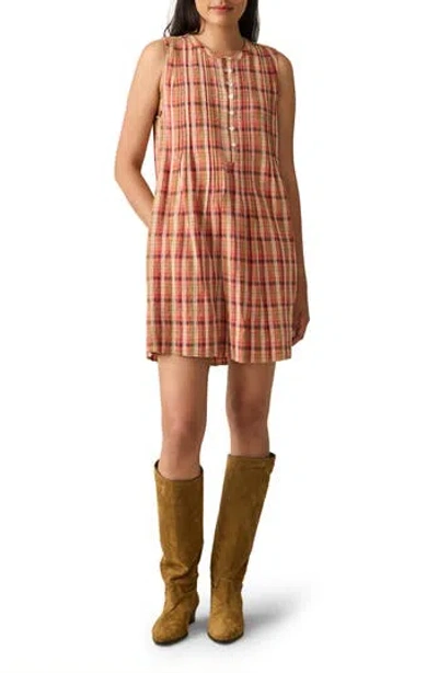 Faherty Isha Dress In Sunset Gingham