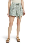 Faherty Isla Print Tie Waist Shorts In Tuscan Ikat