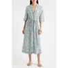 Faherty Island Times Tie Waist Midi Dress In Multi