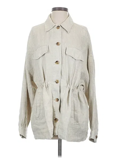Pre-owned Faherty Jacket In Ivory