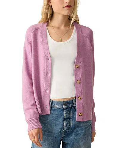 Faherty Jackson Cardigan In Orchid Haze