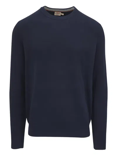 Faherty Jackson Crew-neck Sweater In Blue