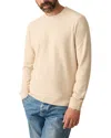Faherty Jackson Crew Sweater In Neutral