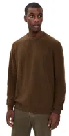 Faherty Jackson Organic Cotton Blend Sweater In Brown