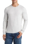 Faherty Jackson Crewneck Sweater In Ivory Ice Heather