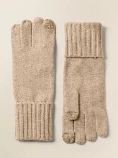 Faherty Jackson Cuffed Glove In Oatmeal Heather