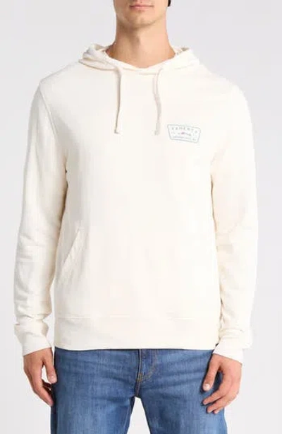 Faherty Jackson Hole Popover Hoodie In White