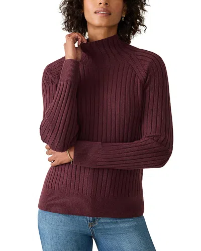 Faherty Jackson Ribbed Sweater In Huckleberry
