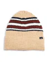 Faherty Jackson Striped Beanie In Brown