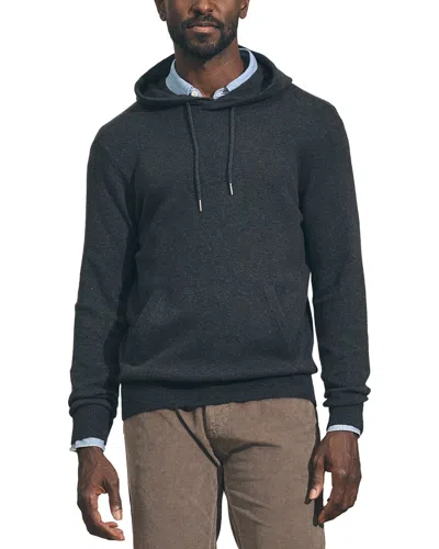 Faherty Jackson Sweater Hoodie In Black