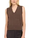 Faherty Jackson Sweater Vest In Brown
