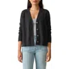 Faherty Jackson V-neck Cotton Blend Cardigan In Ash Heather