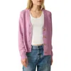 Faherty Jackson V-neck Cotton Blend Cardigan In Orchid Haze Heather