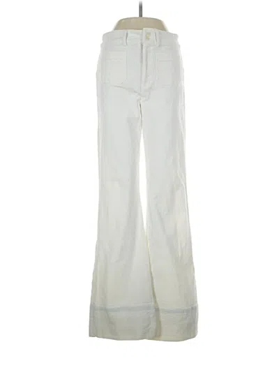 Pre-owned Faherty Jeans In Ivory