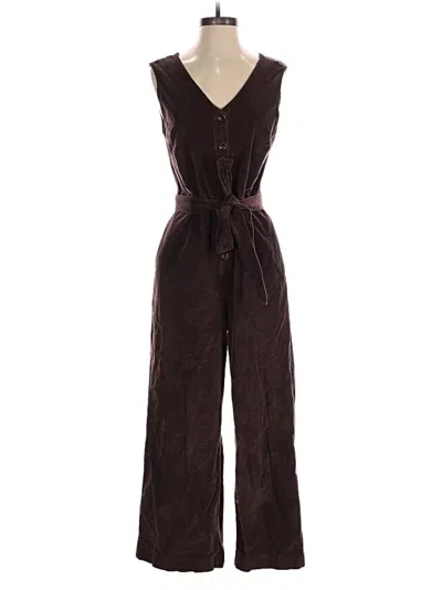 Pre-owned Faherty Jumpsuit In Brown