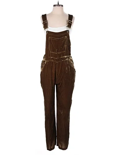 Pre-owned Faherty Jumpsuit In Brown