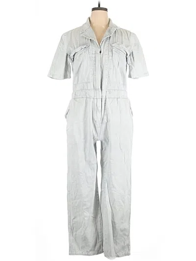 Pre-owned Faherty Jumpsuit In Gray