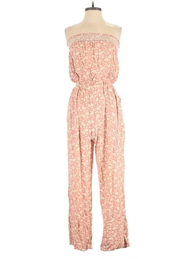Pre-owned Faherty Jumpsuit In Pink