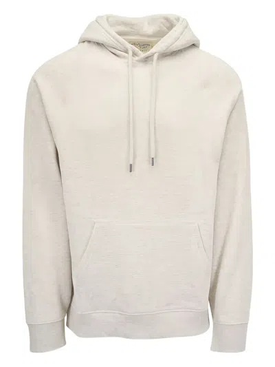 Faherty Kangaroo-pocket Hoodie In Neutral