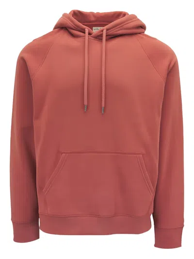 Faherty Kangaroo-pocket Hoodie In Pink