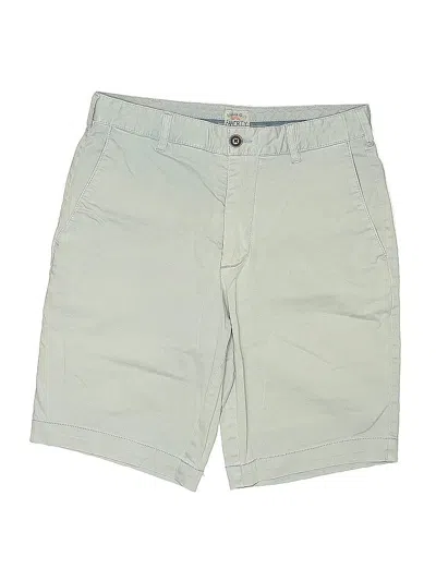 Pre-owned Faherty Khaki Shorts In Green