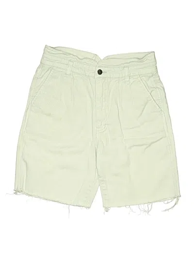 Pre-owned Faherty Khaki Shorts In Green