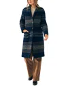 Faherty Kiah Wool-blend Coat In Blue