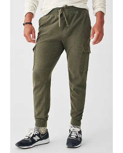Faherty Knit Alpine Cargo Pant In Green