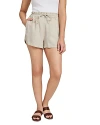 Faherty Laguna Linen Drawstring Shorts In Flax