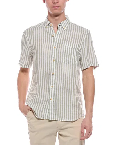Faherty Laguna Linen Shirt In Neutral