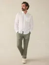 Faherty Laguna Linen Shirt In White