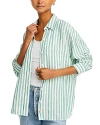 Faherty Laguna Relaxed Shirt In Bottle Green