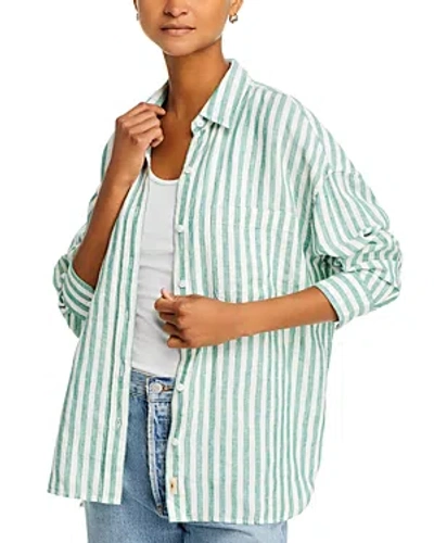 Faherty Laguna Relaxed Shirt In Green