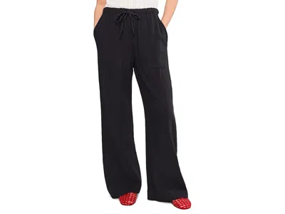 Faherty Laidback Gauze Pants In Black