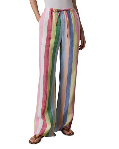 Faherty Laidback Linen Pants In Multi