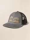 Faherty Lake Resort Trucker Hat In Gray