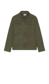 Faherty Lakeside Cpo Shirt In Green
