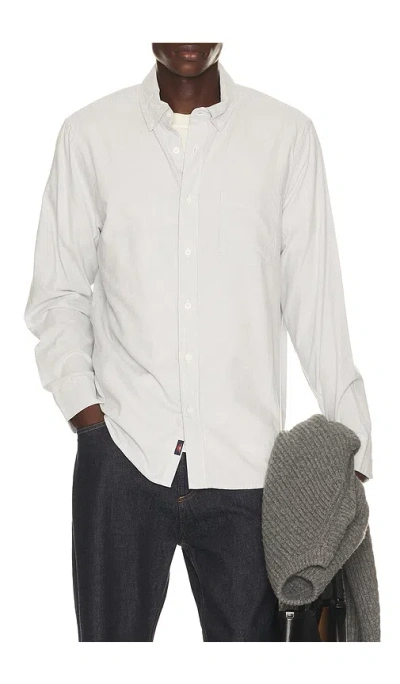 Faherty Laundered Oxford Shirt In Classic Blue Stripe