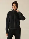 Faherty Legend&trade; Lounge Full Zip In Heathered Black Twill