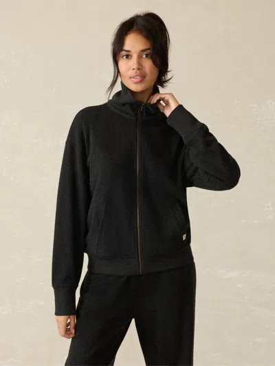 Faherty Legend&trade; Lounge Full Zip In Heathered Black Twill