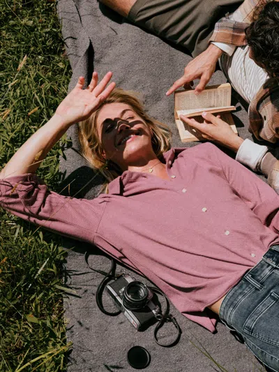 Faherty Legend&trade; Sweater Classic Shirt In Rose Twill
