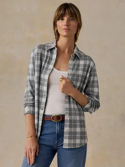 Faherty Legend&trade; Sweater Classic Shirt In Stone Hollow Plaid