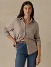 Faherty Legend Sweater Shirt In Timber Twill