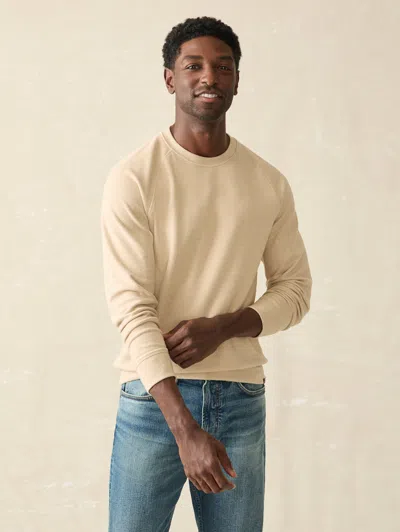 Faherty Legend Sweater Crew In Toasty Thundra In Toasty Tundra