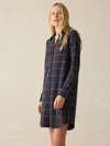 Faherty Legend Sweater Dress In Outer Limits Plaid In Outer Limits Plaid
