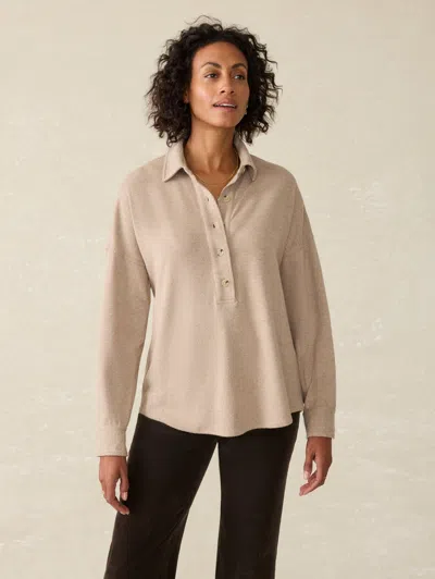 Faherty Legend&trade; Sweater Montana Pullover In Timber Twill